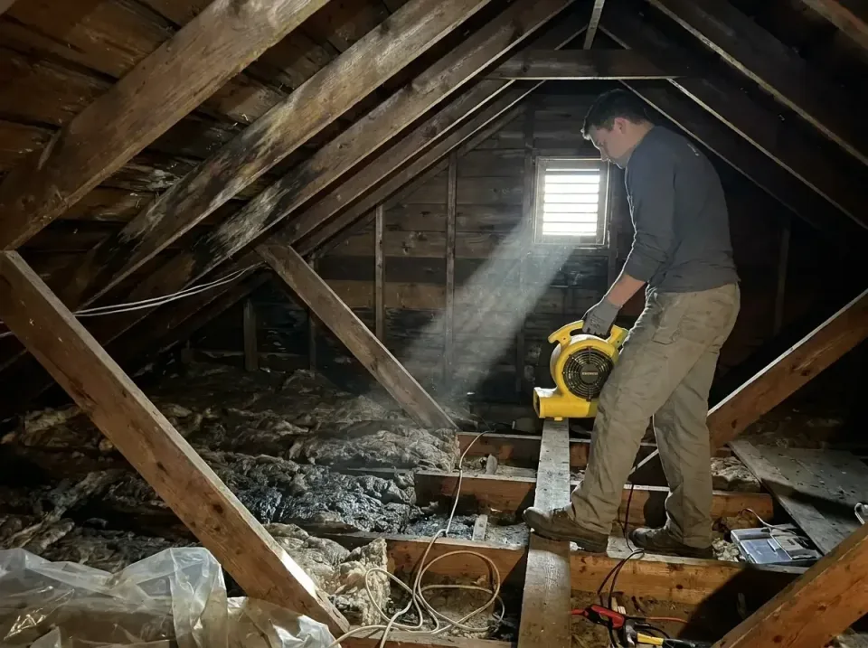attic-water-damage-drying-proc-007 — frequently asked questions, Emergency Water Extraction & 24/7 Flood Response in Crandal…